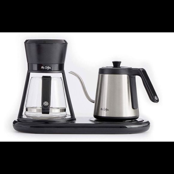 Mr. Coffee BVMC-PO19B All-in-One Pour Over Coffee Maker Black - Picture 1 of 1